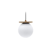 Deckenleuchte Malachi aus Milchglas und Travertinstein - ZEN ZONE Furniture