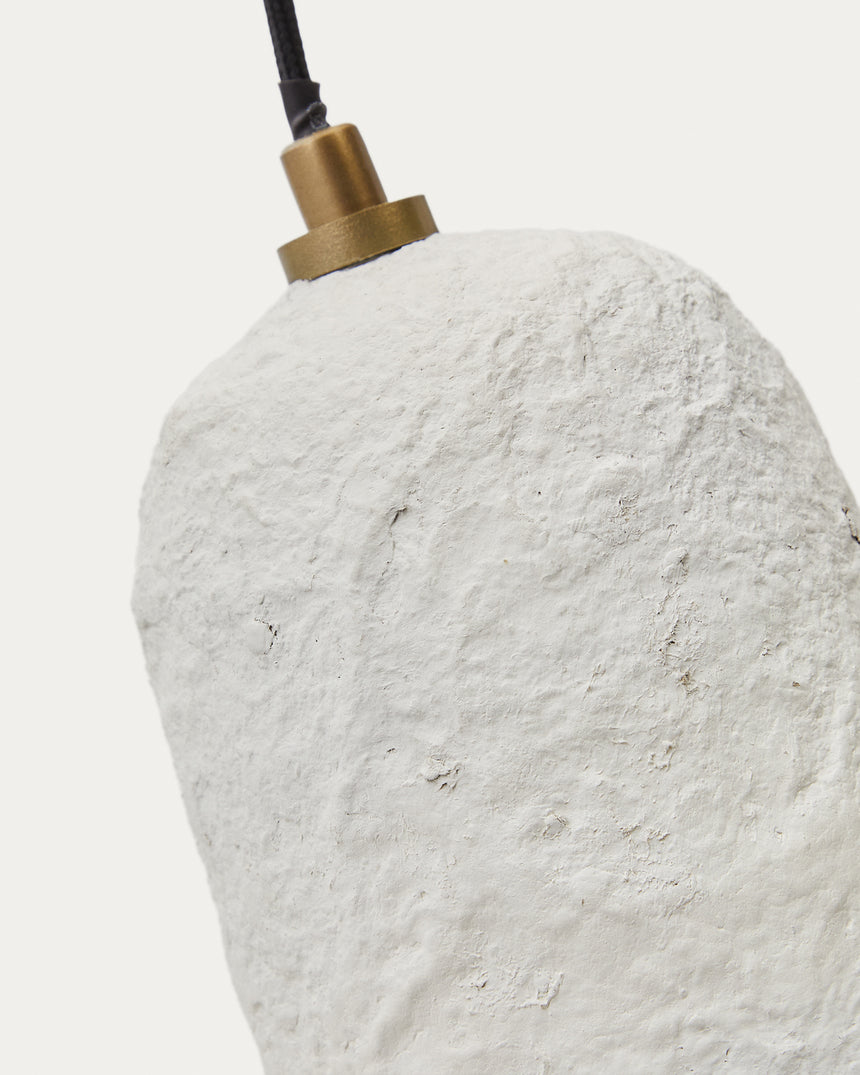 Ullaro Deckenlampe aus Papiermaché weiß Ø 11,5 cm - ZEN ZONE Furniture