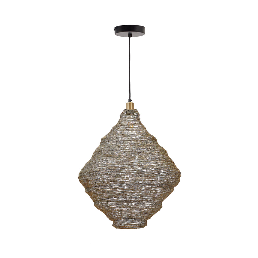 Sarraco Deckenlampe aus Metall goldfarben Ø 48,5 cm - ZEN ZONE Furniture