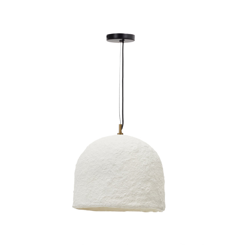 Sineu Deckenlampe aus Papiermaché weiß Ø 34,5 cm - ZEN ZONE Furniture