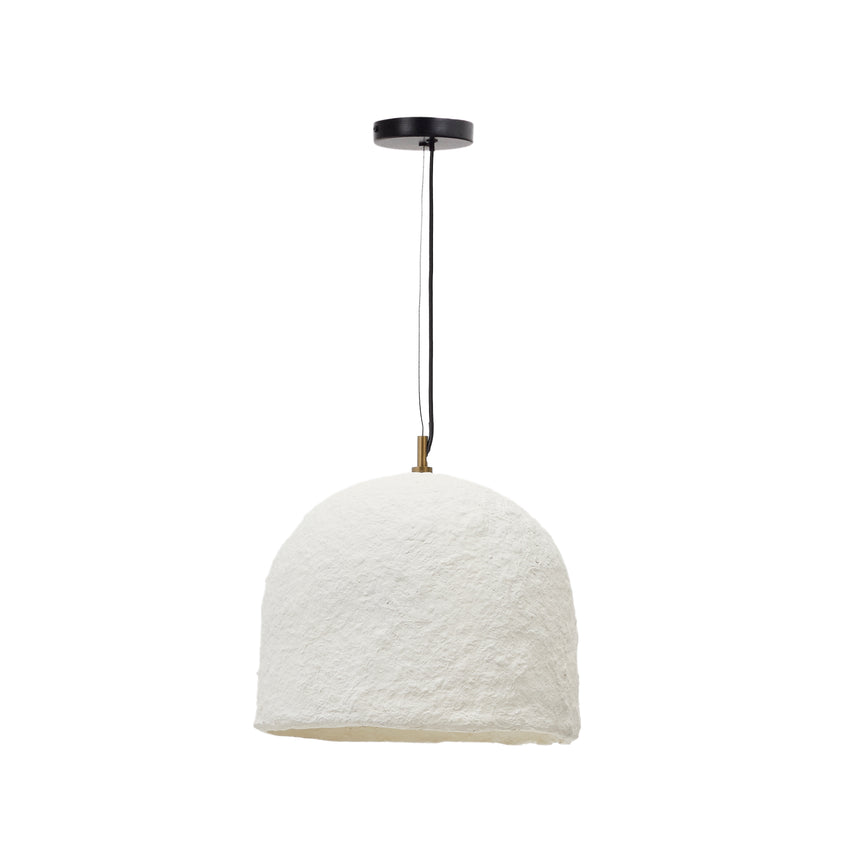 Sineu Deckenlampe aus Papiermaché weiß Ø 34,5 cm - ZEN ZONE Furniture