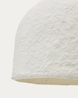 Sineu Deckenlampe aus Papiermaché weiß Ø 34,5 cm - ZEN ZONE Furniture