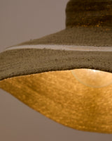 Albenya Deckenlampe aus Naturfasern und Baumwolle mit naturfarbenem und weißem Finish Ø 90 cm - ZEN ZONE Furniture
