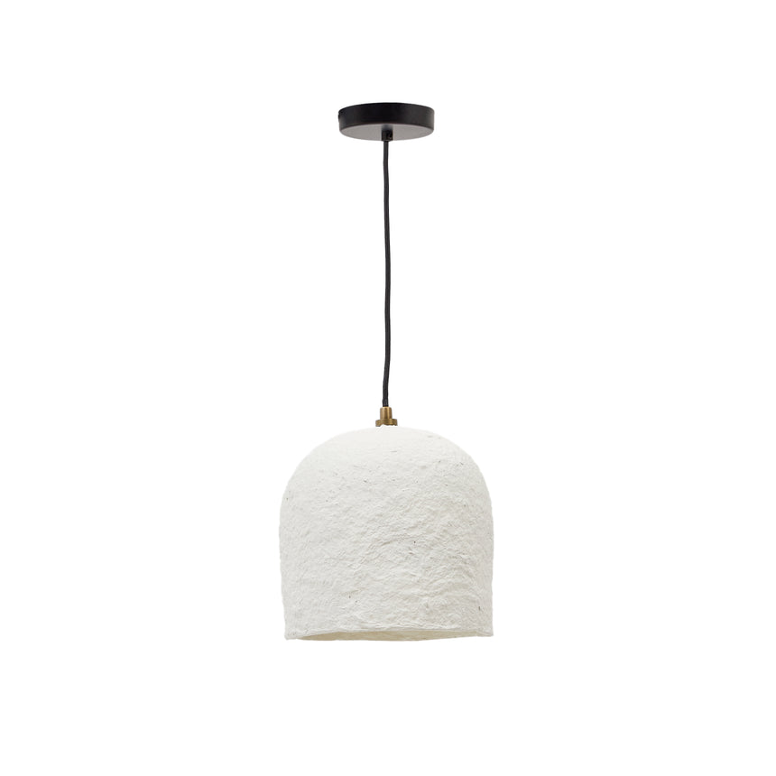Calvia Deckenlampe aus Papiermaché weiß Ø 25 cm - ZEN ZONE Furniture
