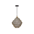 Sarraco Deckenlampe aus Metall goldfarben Ø 30 cm - ZEN ZONE Furniture