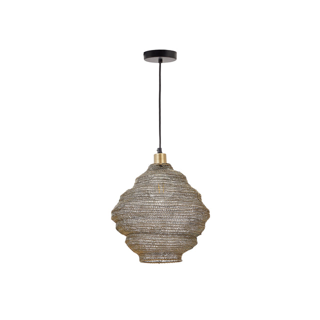 Sarraco Deckenlampe aus Metall goldfarben Ø 30 cm - ZEN ZONE Furniture