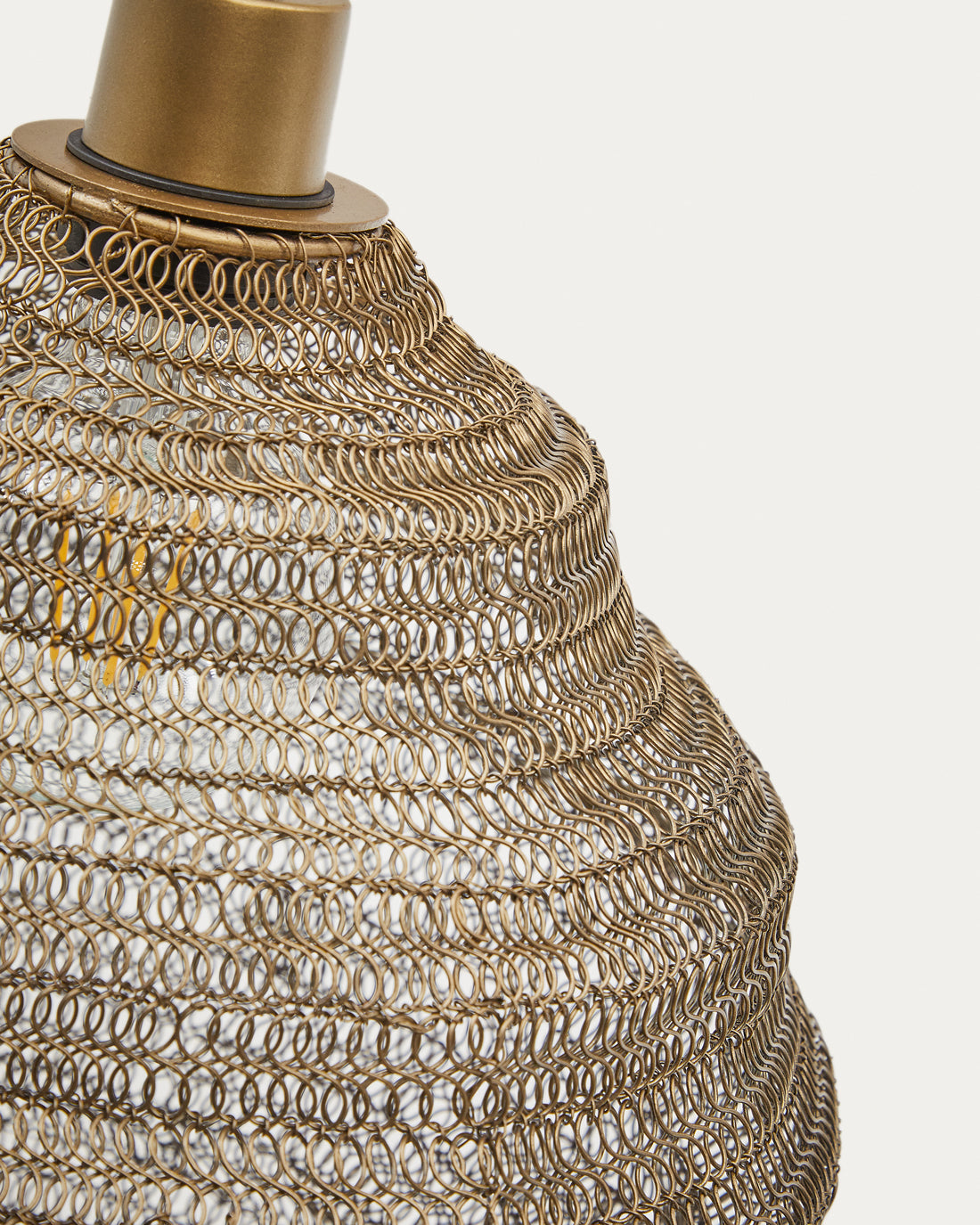 Sarraco Deckenlampe aus Metall goldfarben Ø 30 cm - ZEN ZONE Furniture