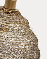 Sarraco Deckenlampe aus Metall goldfarben Ø 30 cm - ZEN ZONE Furniture