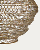 Sarraco Deckenlampe aus Metall goldfarben Ø 30 cm - ZEN ZONE Furniture