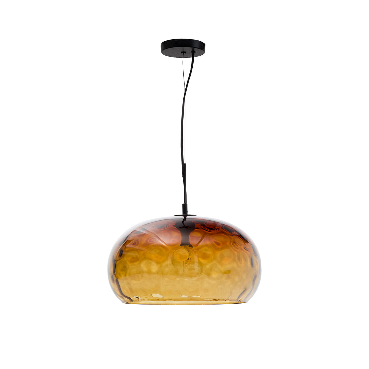 Deckenleuchte Balma aus Klarglas braun Ø 40 cm - ZEN ZONE Furniture