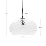 Deckenleuchte Balma aus Klarglas Ø 40 cm - ZEN ZONE Furniture