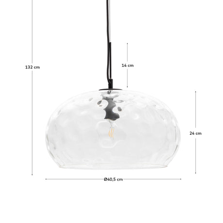 Deckenleuchte Balma aus Klarglas Ø 40 cm - ZEN ZONE Furniture