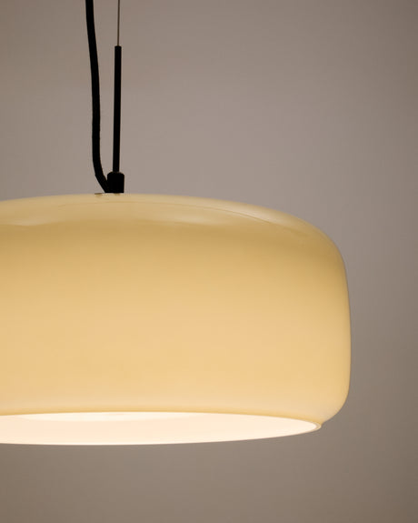 Deckenleuchte Reig aus hellgrauem Glas Ø 38 cm - ZEN ZONE Furniture