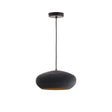 Deckenleuchte Inda aus Metall mit schwarzem Finish Ø 30 cm - ZEN ZONE Furniture