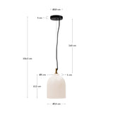 Deckenleuchte Shenli aus Alabaster Ø 15 cm - ZEN ZONE Furniture