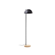 Catlar Stehlampe aus Eschenholz und Metall mit schwarzem Lackfinish - ZEN ZONE Furniture