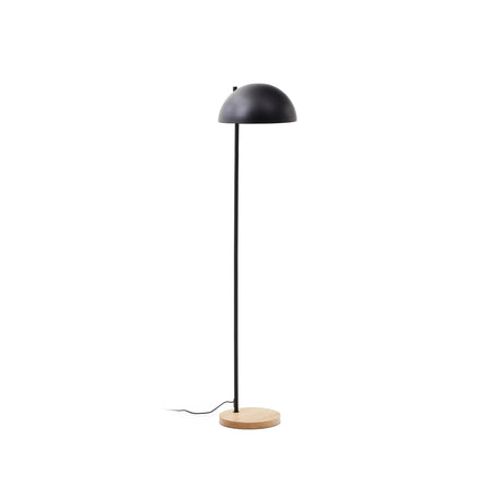 Catlar Stehlampe aus Eschenholz und Metall mit schwarzem Lackfinish - ZEN ZONE Furniture