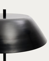 Stehlampe Sayra aus schwarzem Marmor und Metall mit schwarzem Finish - ZEN ZONE Furniture