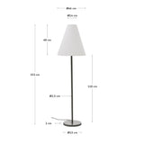 Stehlampe Navat aus Metall mit grünem Finish - ZEN ZONE Furniture