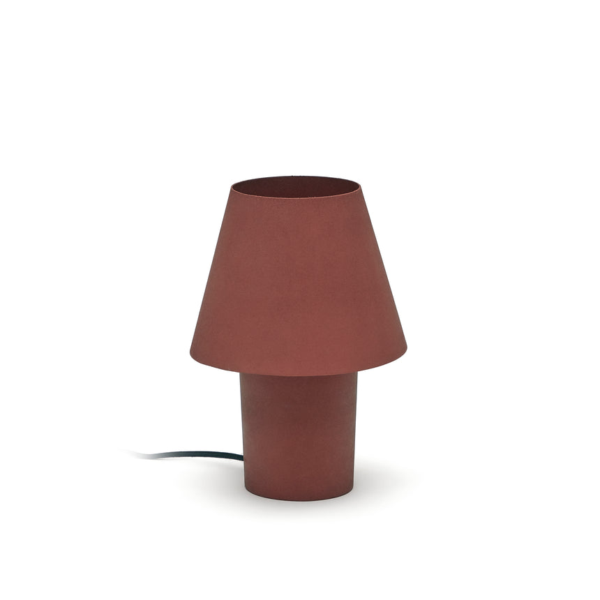 Canapost Tischlampe aus Metall mit Finish in Terrakotta - ZEN ZONE Furniture