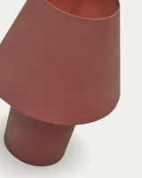 Canapost Tischlampe aus Metall mit Finish in Terrakotta - ZEN ZONE Furniture