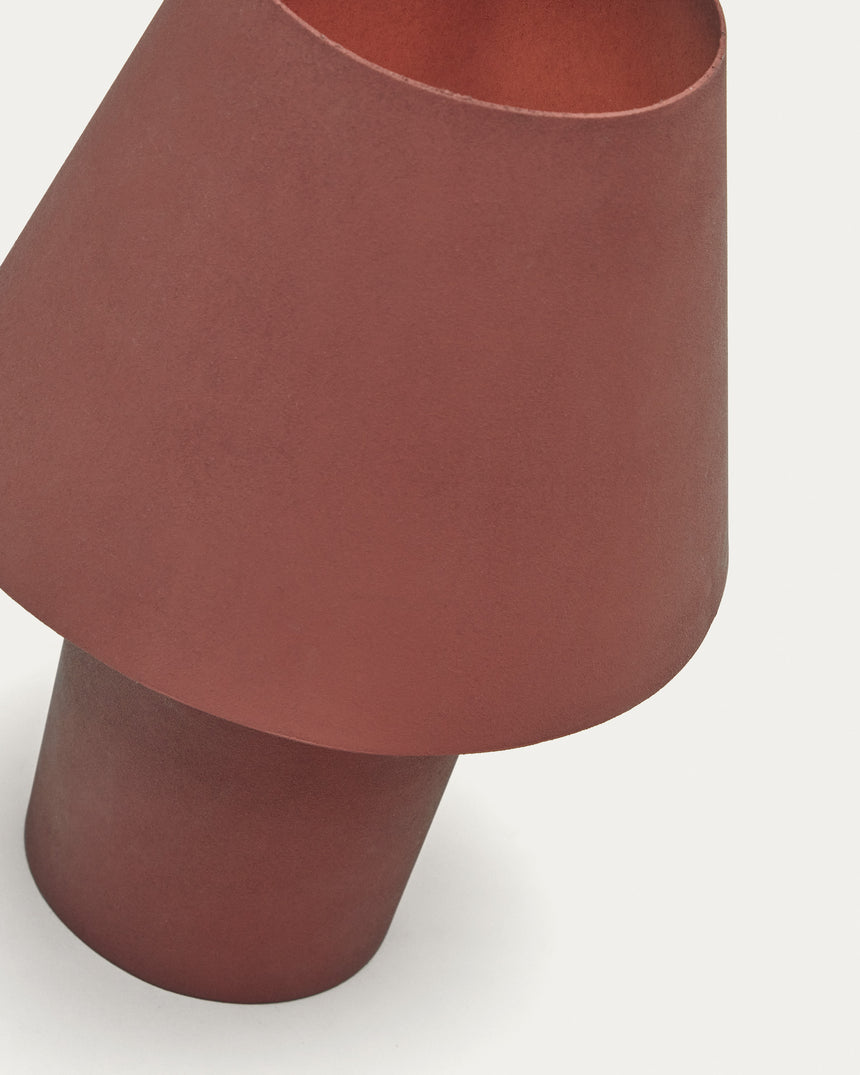 Canapost Tischlampe aus Metall mit Finish in Terrakotta - ZEN ZONE Furniture