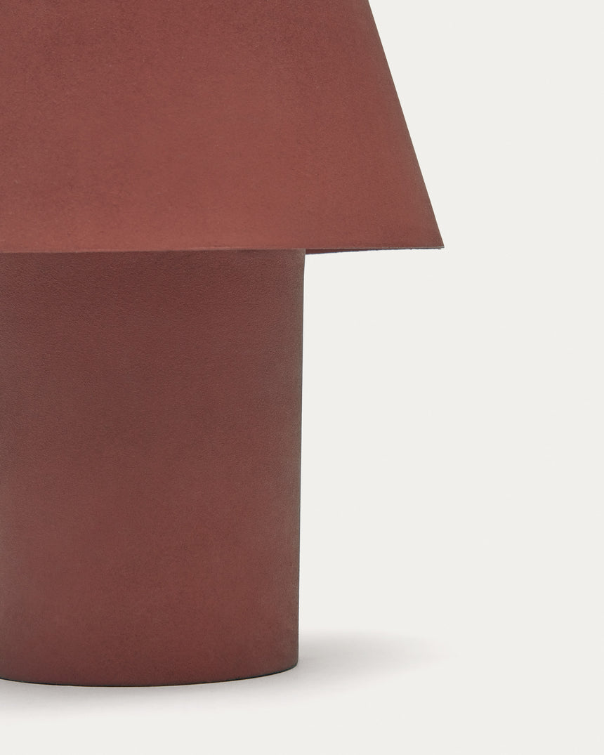 Canapost Tischlampe aus Metall mit Finish in Terrakotta - ZEN ZONE Furniture