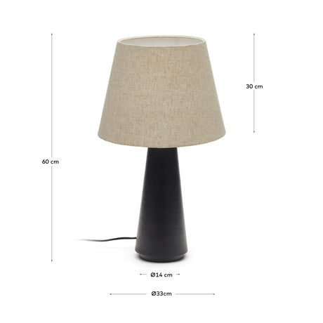Torrent Tischlampe Schwarz - ZEN ZONE