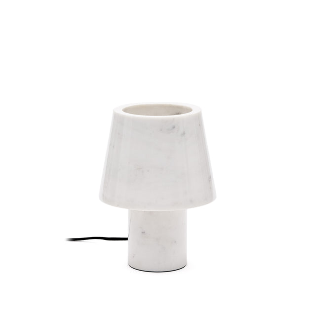 Alaro Tischlampe aus weißem Marmor - ZEN ZONE Furniture