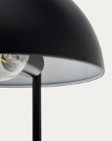 Catlar Tischlampe aus Eschenholz und Metall mit schwarzem Lackfinish - ZEN ZONE Furniture