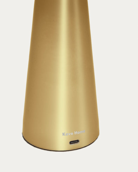 Arenys Tischlampe klein aus Metall mit goldener Lackierung - ZEN ZONE Furniture