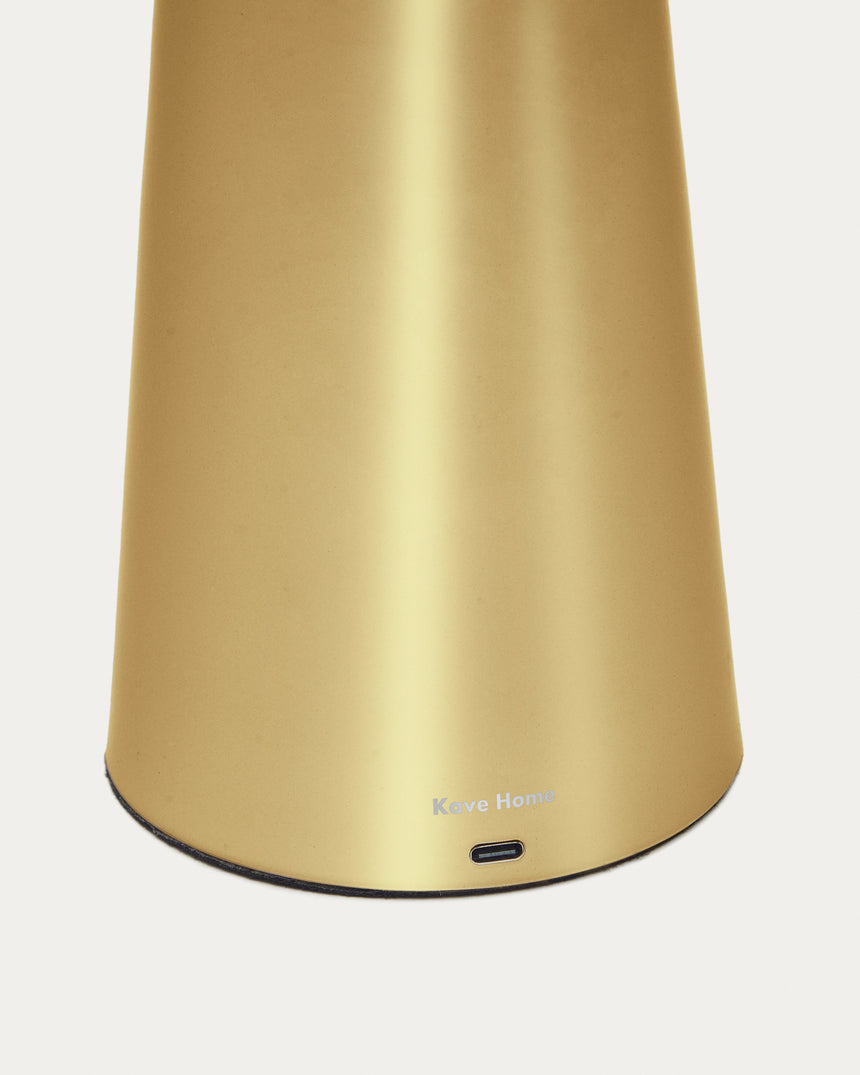 Arenys Tischlampe groß aus Metall mit goldener Lackierung - ZEN ZONE Furniture