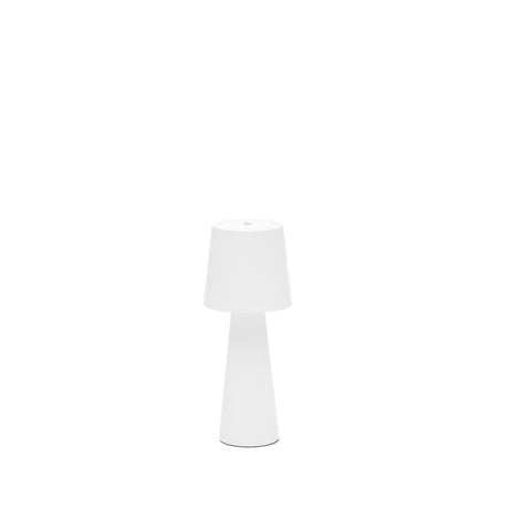 Arenys Outdoor Tischlampe klein aus Metall mit weißem Lackfinish - ZEN ZONE Furniture