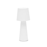 Arenys Outdoor Tischlampe groß aus Metall mit weißem Lackfinish - ZEN ZONE Furniture