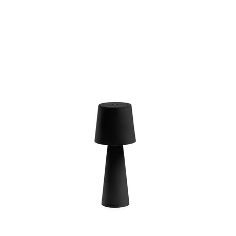 Arenys Outdoor Tischlampe klein aus Metall mit schwarzem Lackfinish - ZEN ZONE Furniture