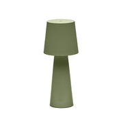 Arenys Outdoor Tischlampe groß aus Metall mit grünem Lackfinish - ZEN ZONE Furniture