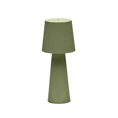 Arenys Outdoor Tischlampe groß aus Metall mit grünem Lackfinish - ZEN ZONE Furniture