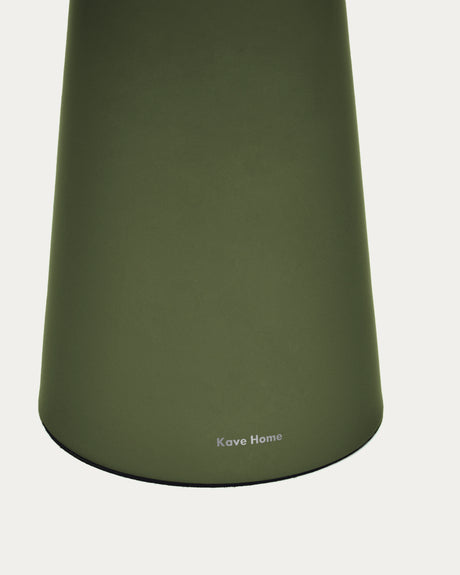 Arenys Outdoor Tischlampe groß aus Metall mit grünem Lackfinish - ZEN ZONE Furniture