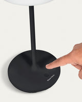 Outdoor Tischlampe Dinesh Aluminium in Schwarz 40 cm - ZEN ZONE Furniture