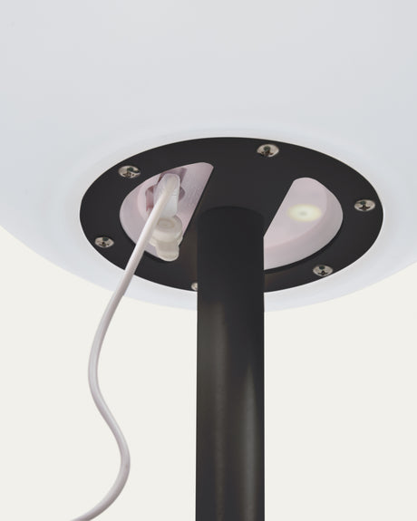 Outdoor Tischlampe Dinesh Aluminium in Schwarz 40 cm - ZEN ZONE Furniture