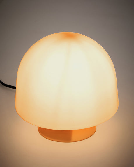 Tischleuchte Reig aus orangefarbenem Glas - ZEN ZONE Furniture
