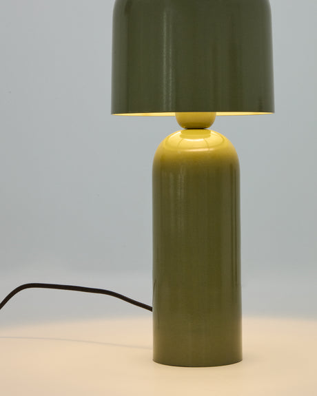 Tischleuchte Monze aus grün lackiertem Metall - ZEN ZONE Furniture