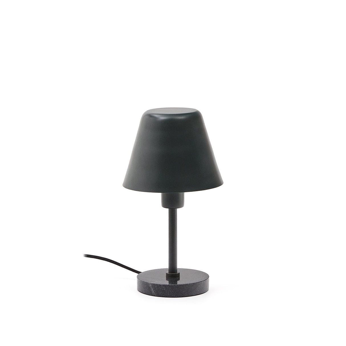Tischleuchte Calina aus grünem Metall und schwarzem Marmor - ZEN ZONE Furniture