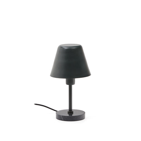 Tischleuchte Calina aus grünem Metall und schwarzem Marmor - ZEN ZONE Furniture