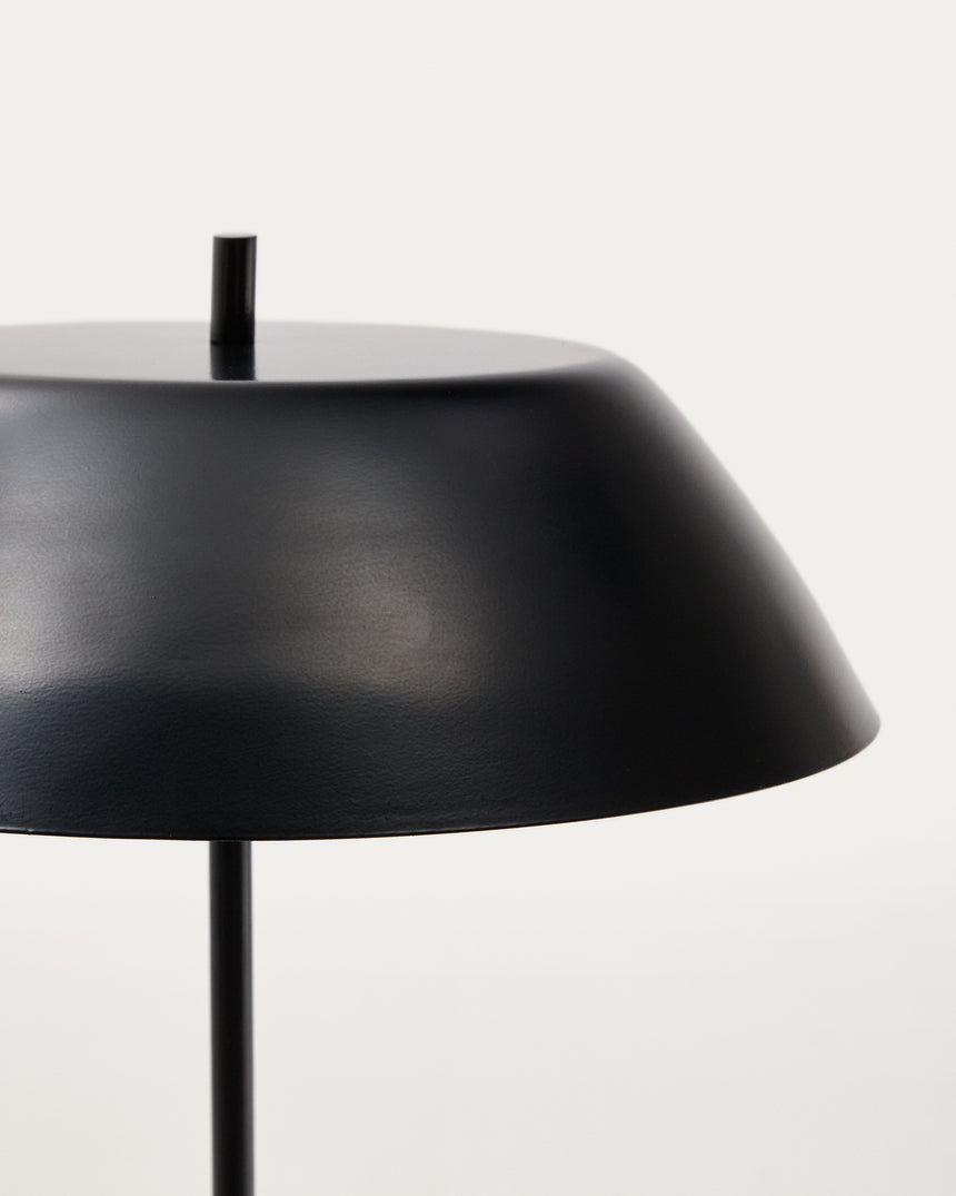 Tischleuchte Sayra aus schwarzem Marmor und Metall mit schwarzem Finish - ZEN ZONE Furniture