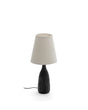 Tischleuchte Luvia aus Holz mit schwarz lackiertem Finish. - ZEN ZONE Furniture