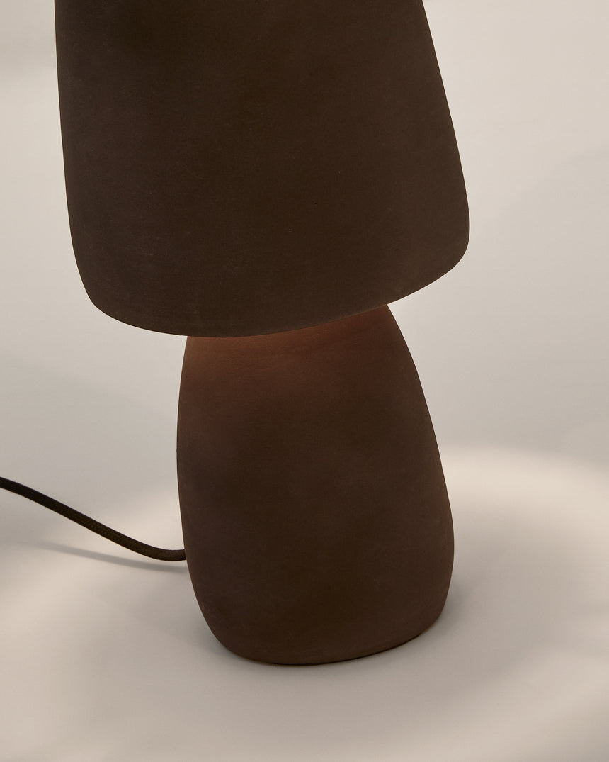Tischleuchte Tandy aus Terrakotta braun. - ZEN ZONE Furniture