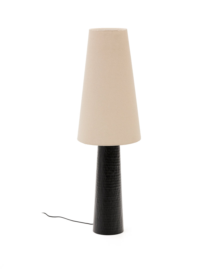 Stehlampe Senni aus Metall mit schwarzem Finish - ZEN ZONE Furniture