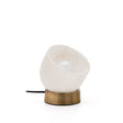 Tischleuchte Shenli aus Alabaster und Metall mit Messing-Finish. - ZEN ZONE Furniture