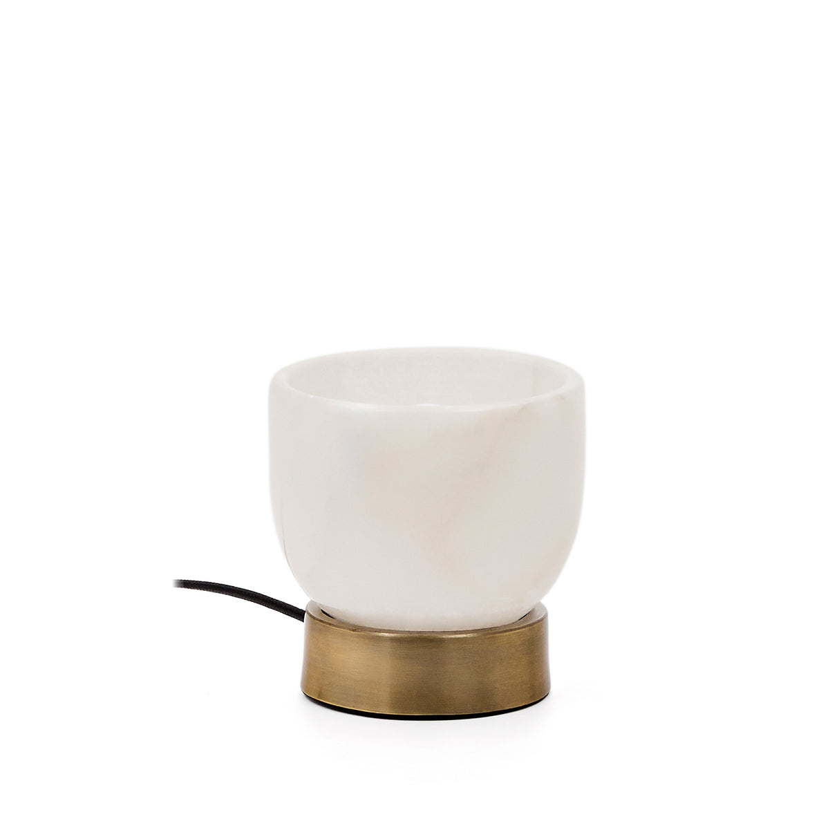 Tischleuchte Shenli aus Alabaster und Metall mit Messing-Finish. - ZEN ZONE Furniture